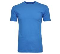 Longshirt RAGMAN, Herren, Gr. 5XT, blau (blau, 718), Baumwolle, Rundhals, Shirts Longshirt (49431055-5XL) blau, 718