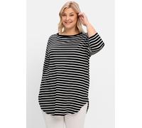 Longshirt schwarz-weiß 44/46