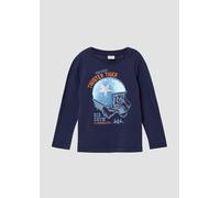 Longsleeve aus Baumwolle mit Print und Wendepailletten 140 blau 2169350.5836.140