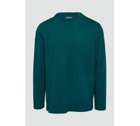 Longsleeve aus Baumwolle mit Rundhalsausschnitt 3XL Blau 2165204.6767.3XL
