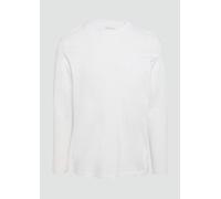 Longsleeve aus Baumwolle mit Rundhalsausschnitt 3XL weiß 2165204.0100.3XL