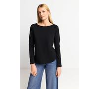 Longsleeve aus Baumwolle XS black