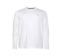 Longsleeve "BT-STRETCH SLIM FIT TEE-B mit Rundhals und Logo", Herren, Gr. 4XL, weiß, Single Jersey, Obermaterial: 95% Baumwolle, 4% Elasthan, 1% sonstige Fasern, TOMMY HILFIGER BIG & TALL, Basic, slim