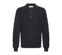 Longsleeve CASUAL FRIDAY "Strickpullover CFABEL", Herren, Gr. XXL, blau (schwarz navy), Obermaterial: 39% Baumwolle CO. 34% Polyester PES. 27% Viskose CV., Shirts (18226542-XXL) schwarz navy
