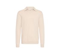 Casual Friday - CFBELLS 0295 LS POLO KNIT summer sand melange - Gr. - L