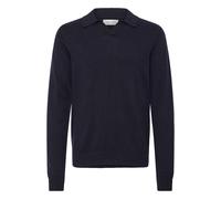 Longsleeve CASUAL FRIDAY "Strickpullover CFBells", Herren, Gr. L, blau (schwarz navy), Obermaterial: 50% Baumwolle CO. 50% Lyocell CLY., Shirts (45921906-L) schwarz navy