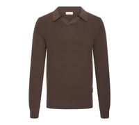 Longsleeve CASUAL FRIDAY "Strickpullover CFDahl", Herren, Gr. L, braun (demitasse), Obermaterial: 39% Baumwolle CO. 34% Polyester PES. 27% Viskose CV., Shirts (40242118-L) demitasse