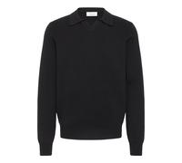 Longsleeve CASUAL FRIDAY "Strickpullover CFDahl", Herren, Gr. XXL, schwarz (schwarz beauty), Obermaterial: 39% Baumwolle CO. 34% Polyester PES. 27% Viskose CV., Shirts (63922730-XXL) schwarz beauty