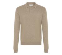 Longsleeve CASUAL FRIDAY "Strickpullover CFFRODE", Herren, Gr. M, braun (roasted cashew melange), Obermaterial: 95% Baumwolle CO. 5% Kaschmir WS., Shirts (51052637-M) roasted cashew melange