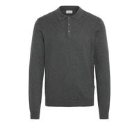 Longsleeve CASUAL FRIDAY "Strickpullover CFFRODE", Herren, Gr. M, grau (dunkelgrau melange), Obermaterial: 95% Baumwolle CO. 5% Kaschmir WS., Shirts (60586600-M) dunkelgrau melange