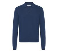 Longsleeve CASUAL FRIDAY "Strickpullover CFFRODE", Herren, Gr. XXL, blau (medieval blau melange), Obermaterial: 95% Baumwolle CO. 5% Kaschmir WS., Shirts (35620250-XXL) medieval blau melange