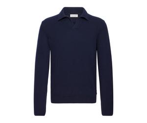 Longsleeve CASUAL FRIDAY "Strickpullover CFKarl", Herren, Gr. S, blau (navy blazer), Obermaterial: 80% Wolle mw. 20% Polyamid PA., Pullover (45845030-S) navy blazer