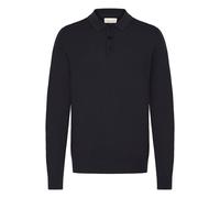 Longsleeve CASUAL FRIDAY "Strickpullover CFOSVALD", Herren, Gr. S, blau (schwarz navy), Obermaterial: 100% Baumwolle CO., Shirts (95310323-S) schwarz navy