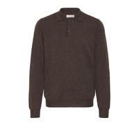 Longsleeve CASUAL FRIDAY "Strickpullover CFWinding", Herren, Gr. L, braun (demitasse melange), Obermaterial: 100% Wolle mw., Shirts (78442718-L) demitasse melange