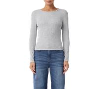 comma casual identity Langarmshirt Damen hellgrau, 48