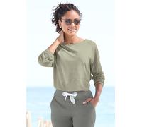 ELBSAND Longsleeve Damen grün meliert Gr.L (40)