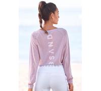 Elbsand Longsleeve Tira mit Logodruck hinten, lila, color=lila meliert|size=S (36)