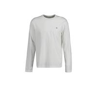 Longsleeve GANT "Longsleeve REGULAR SHIELD LONG SLEEVE 1er Pack", Herren, Gr. 5XL, weiß, Obermaterial: 100% Baumwolle CO., Shirts (33583049-5XL) weiß