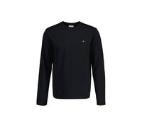 GANT Herren Longsleeve Reg Shield LS Baumwolle Schwarz M