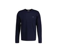 Gant Herren Reg Shield Ls T-Shirt T Shirt, Evening Blue, XXL EU