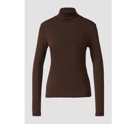 Longsleeve im Slim Fit mit Rollkragen 44 braun 2170118.8945.44