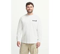 Longsleeve JACK WOLFSKIN "CONFIDENT LS T M", Herren, Gr. S (48), trail, starkweiß, Obermaterial: 100% BAUMWOLLE, Shirts (45430952-S) trail, starkweiß