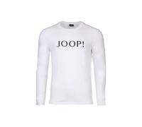 JOOP! Herren Langarmshirt mit Logoprint - Comfort, Mix and Match, Rundhals, Cotton Stretch Weiß / L L Weiß