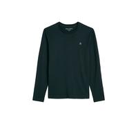 Longsleeve MARC O'POLO, Herren, Gr. M, peppercorn grau, Jersey, Obermaterial: 100% Baumwolle, figurbetont normal, Rundhals, Shirts, shaped aus reiner Bio-Baumwolle (13906525-M) peppercorn grau