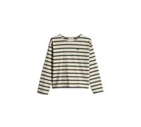 Longsleeve MARC O'POLO "Md.-Longsleeve", Mädchen, Gr. 140, beige, Jersey, Obermaterial: 100% Baumwolle, geringelt, Rundhals, Shirts, geringelt, Rundhals (12696508-140) beige