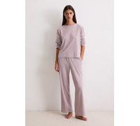 Longsleeve MARC O'POLO "Mix -n-Match", Damen, Gr. L, mauve, Single Jersey, Obermaterial: 100% Baumwolle, bequem hüftbedeckend, Rundhals, Shirts, Lange Ärmel, Rundhalsausschnitt, Cotton, feminin (66487