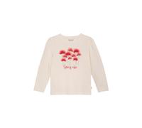 Longsleeve MINYMO "Longsleeve MITshirt", Mädchen, Gr. 104, beige (eggnog), Obermaterial: 95% Baumwolle CO. 5% Elasthan EL., Blusen (76029201-104) eggnog