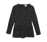 Longsleeve MINYMO "Longsleeve MITunic", Mädchen, Gr. 110, grau (tap shoe), Obermaterial: 95% Baumwolle CO. 5% Elasthan EL., Blusen (11995715-110) tap shoe