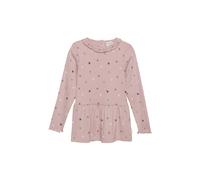Longsleeve MINYMO "Longsleeve MITunic", Mädchen, Gr. 110, rosa (deauville mauve), Obermaterial: 95% Baumwolle CO. 5% Elasthan EL., Blusen (20000708-110) deauville mauve