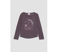 Longsleeve mit Glitter-Print und Pailletten 92/98 lila 2156128.4892.92_98