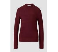 Longsleeve mit offener Struktur im Slim-Fit 32 rot 2170130.3902.32