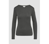 Longsleeve mit Rippstruktur 42 grau 2164064.9826.42