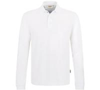 Hakro No. 0821 Longsleeve-Poloshirt MIKRALINAR® HACCP weiß - L