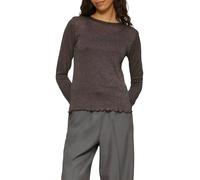 QS Damen 2153404 T-Shirt Langarm, Lila/Rosa 4988, Large