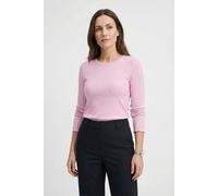 Longsleeve RICHROYAL, Damen, Gr. M, soft orchid, Single Jersey, Obermaterial: 70% Viskose, 27% Polyester, 3% Elasthan, slim fit normal, Rundhals, Shirts, perfekt zum drunterziehen, mit Rollkante am Au