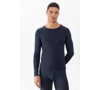 Mey High Performance Regular Fit Longsleeve dunkelblau, Einfarbig