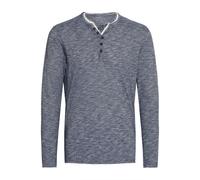 !Solid SDBelagos Herren Longsleeve Langarmshirt Shirt mit Grandad-Ausschnitt 100% Baumwolle Regular fit, Größe:S, Farbe:Insignia Blue (1991)
