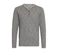 !Solid SDBelagos Herren Longsleeve Langarmshirt Shirt mit Grandad-Ausschnitt 100% Baumwolle Regular fit, Größe:S, Farbe:Black (9000)
