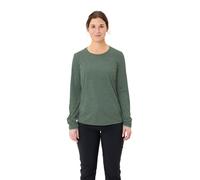 Longsleeve VAUDE "WOMEN'S ESSENTIAL LS T-SHIRT", Damen, Gr. 42, agave, Obermaterial: 100% Polyester, normal, Rundhals, Shirts, sportliche Passform, langärmlig, mit Rundhalsausschnitt (47146235-42) aga