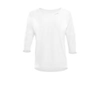 Longsleeve WINSHAPE "DT111LS", Damen, Gr. M, weiß (ivory), 85% Polyester, 15% Elasthan, U-Boot-Ausschnitt, Shirts Yogawear Yogashirt, Functional Light and Soft (88290149-M) ivory