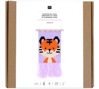 Rico Design Longstitch Stickpackung Tiger – 6-tlg, 18 x 30 cm, traditionell