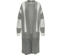 Longstrickjacke creme-schwarz 32/34
