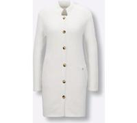 Longstrickjacke CREATION L PREMIUM, Damen, Gr. 50, ecru, 61% Polyamid, 25% Lyocell, 14% Polyester, unifarben, Strickjacken Longstrickjacke (11230452-50) ecru
