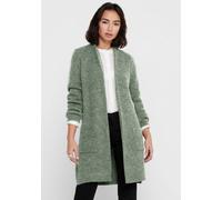 Longstrickjacke ONLY "ONLJADE L/S CARDIGAN KNT NOOS", Damen, Gr. S, grün (colorot granite grün melang), Grobstrick, Obermaterial: 81% Polyacryl, 19% Polyester, meliert, ca. Mitte Oberschenkel, Strickj