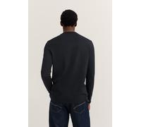 Longsweatshirt BUGATTI "Rundhals", Herren, Gr. 3XL, blau (390, marine), 100% Baumwolle, unifarben, normal, Rundhals, Sweatshirts, im Modern Fit aus Baumwolle (23711712-XXXL) 390, marine