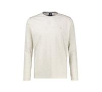 LERROS Longsleeve in Grossen Grössen - Offwhite 4XL